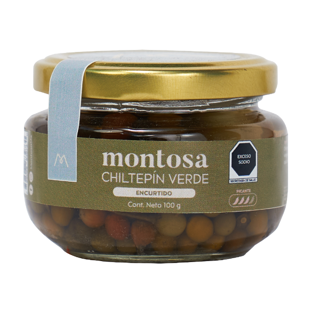 Chiltepín Curtido Verde Montosa 30g