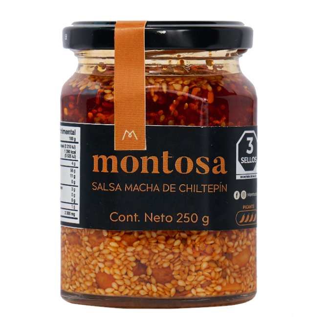 Salsa Macha Chiltepín Montosa 250g