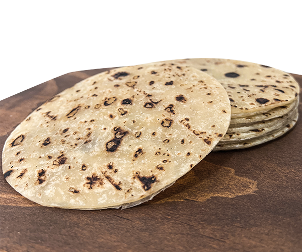 Tortillas gorditas fuera del paquete