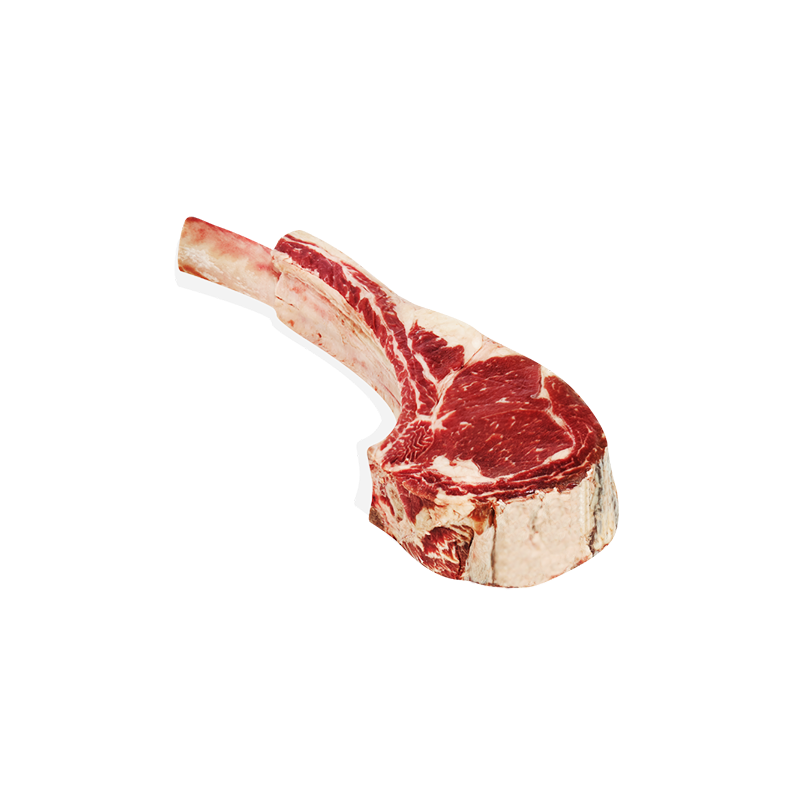 Tomahawk steak corte de res high choice