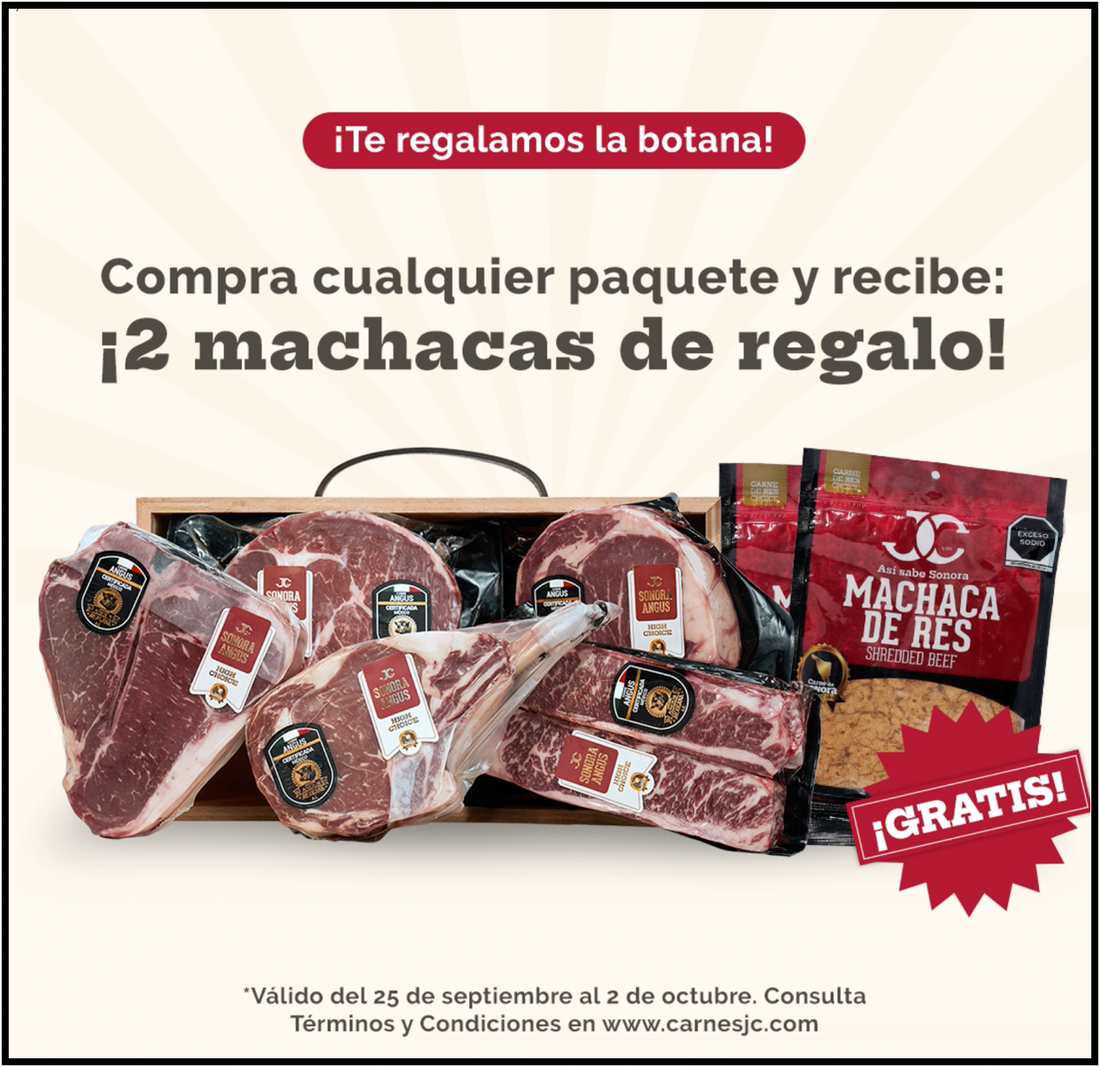 Carne Machaca de Res (2 paquetes de 100 g c/u)