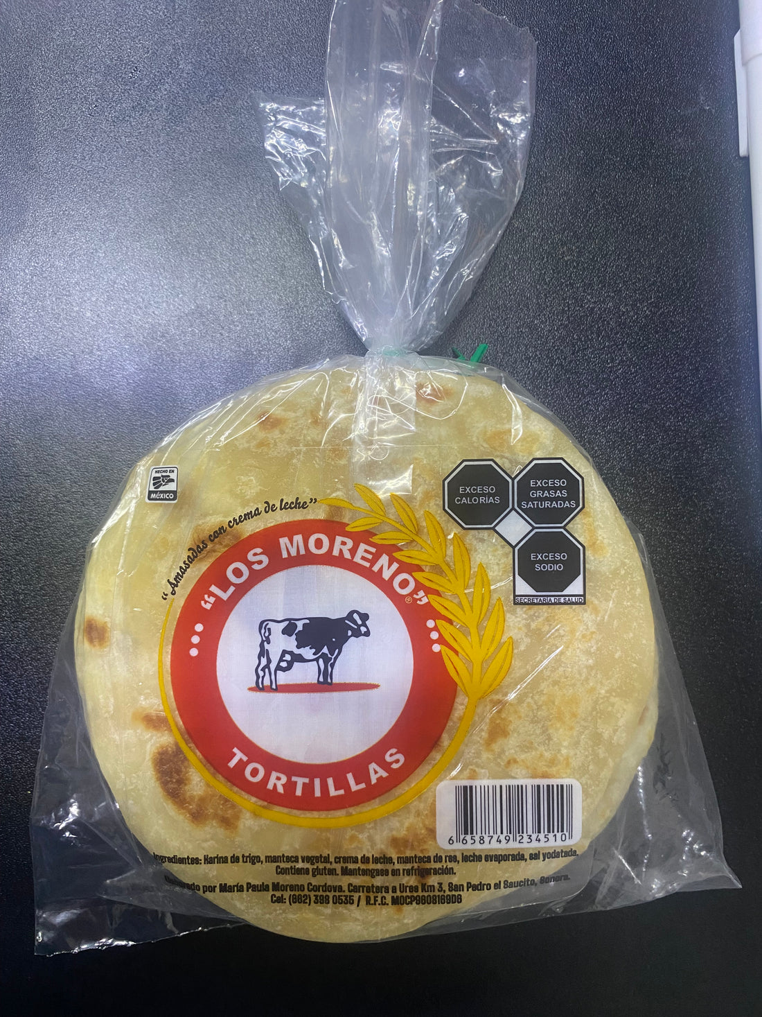 LOS MORENO TORTILLA GORDITA 1/10