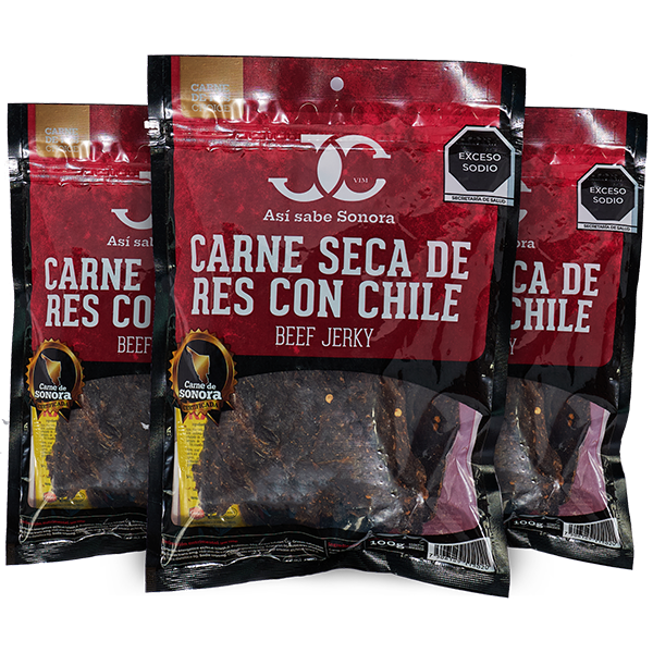 Carne seca de res con chile