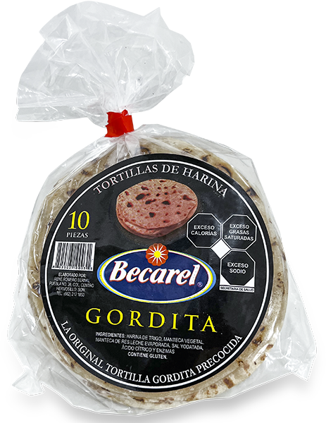 Tortillas gorditas de harina